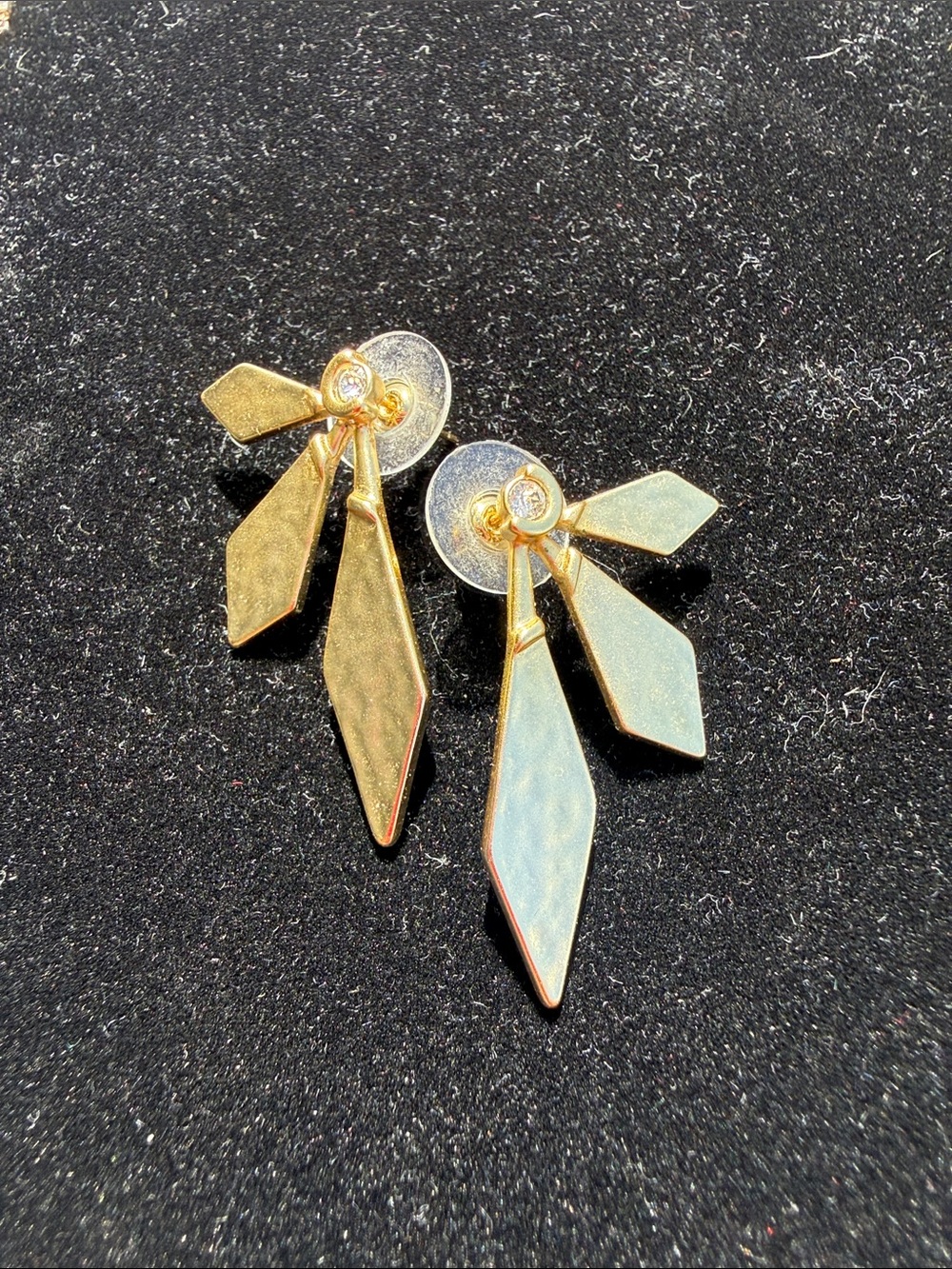 Kendra Scott Gold Geometric Drop Earrings - Women Jewelry